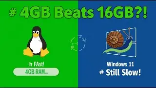 4GB on Linux vs 16GB on Windows — The Shocking Truth!