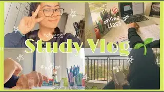 Study vlog🌱-reading, too much coffee, active recall on notion, test prep//001