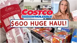 $600 Costco Grocery Haul | FAMILY OF 4 | Healthy Lifestyle 2024