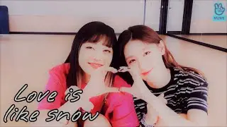 (여자)아이들  미연X민니 사랑은 눈처럼 [ FMV]