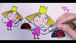 Как нарисовать Холли и Гастона | How to draw Holly and Gaston | мультик раскраска