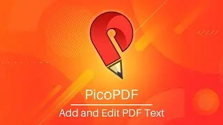 Adding and Editing PDF Text | PicoPDF PDF Editor Tutorial