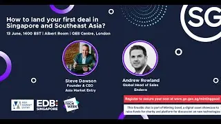 How To Land Your First Deal in Singapore and Southeast Asia?
