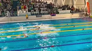 8th International Meeting Briz 100гръб Виктор Гинов # swimming#backstrokeswimming