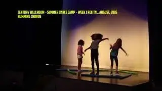 Century Ballroom Kids Camp August 2016 Week 1 Recital - Humming Chorus
