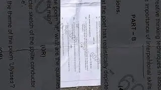 bsc semester 1 English question paper//semester 1 English question paper//English question sem 1