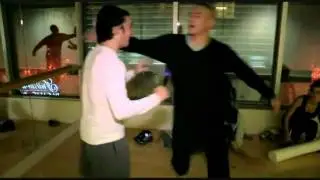 Jean-Claude Van Damme vs daughter's Ex-Boyfriend (Sparring)