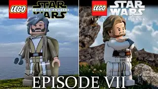 Lego Star Wars The Force Awakens vs The Skywalker Saga Graphics Comparison 