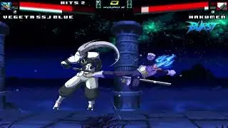 Vegeta SSJ Blue(Transformation) VS Hakumen