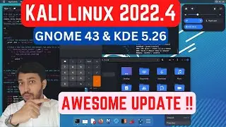 KALI LINUX 2022.4 | Installation & Review | New Features| Kali QMEU | Kali Linux NetHunter PRO