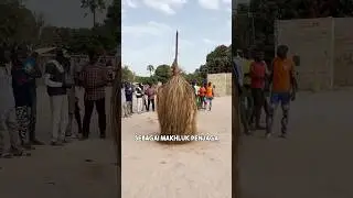 Kumpo, the dance of ancestral spirits in straw 😱 
