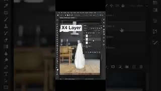 Transparent Glass in Photoshop✨️#adobephotoshop #photoshopedit