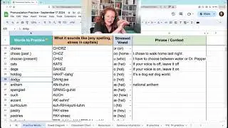 American English Pronunciation Practice - September 17, 2024