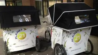 Rent Fully Liveried Rickshaws in London