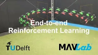 End-to-end Reinforcement Learning for Time Optimal Quadcopter Flight