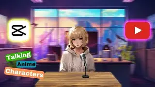 How To Make TALKING ANIME USING CAPCUT FOR FREE | talking anime character for free #talkinganime