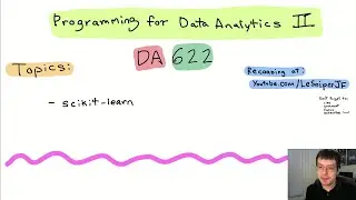 Introduction to doing machine learning with scikit-learn
