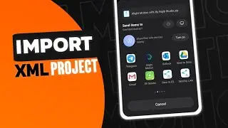 How to import XML Project Files into Alight Motion || XML Project File Share Problem Solve