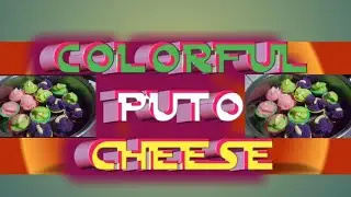 Colorful puto cheese