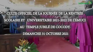 CULTE DE L'ESPERANCE DU DIMANCHE 07 NOVEMBRE 2021