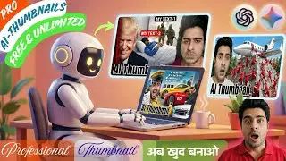 How to Create Professional Thumbnails Using AI (No Designer Needed 😱)
