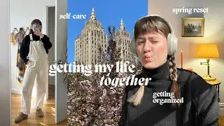 spring reset vlog 🌷🎧📖 nyc apartment refresh + productive days in my life