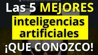 5 MEJORES PLATAFORMAS DE INTELIGENCIA ARTIFICIAL❗🤯