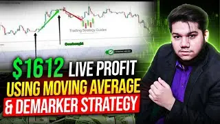 $1612 Live Profit Using Moving Average & Demarker Strategy