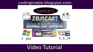 Install ZeusCart V4 on Windows 7 localhost - opensource PHP Shopping cart byAO