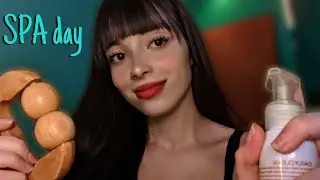 ASMR CASERO| SPA RELAJANTE🧴|Masaje corporal, facial, capilar..| ATENCIÓN PERSONAL❤ ~Solcito ASMR~