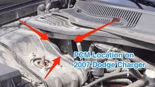 2007 Dodge Charger PCM Module location