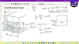 Anchorage Zone Distribution Ratio calculation with Examples