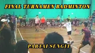 Final Turnamen Badminton PB. HCC Bersama VS PB. Datatuwu