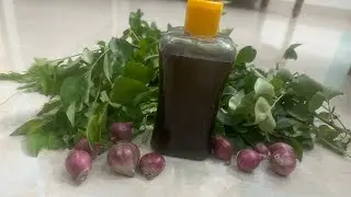 Home made hair oil for magical hair growth || Reduce hair fall  || Red onion hair oil || Amla oil