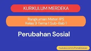 Merdeka Curriculum Summary of Social Studies Grade 9 Theme 1 Social Change