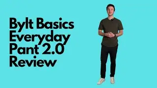 Review of the slim fitting Bylt Basics everyday 2.0 Pant
