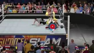 WWE 2k17 Ryan Pain vs. Troy vs. Chris Chosen/ Triple Threat Match