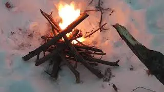 Река Шишим. Поход выходного дня. Зимняя рыбалка. Пушистые друзья.