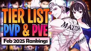 *UPDATED* Ranking ALL Characters PVP & PVE CONTENT In Grand Cross! February 2025 | Tier List 7DSGC
