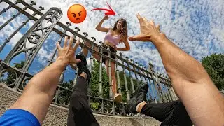 ESCAPING ANGRY TRAINER 4.0 (Extreme Parkour POV)