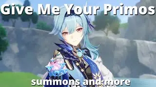 Eula Summons Live Stream plus Windtrace more | Ft. @Exjino | Genshin Impact