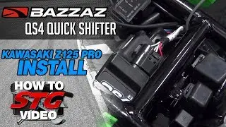 2018 Kawasaki Z125 Pro Bazzaz QS4 Quick Shifter Install from Sportbiketrackgear.com