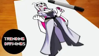 How To Draw FNF MOD character - Nikusa Step by Step