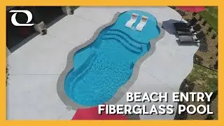 Sandal Beach Entry | Beach Entry Fiberglass Pool | Thursday Pools