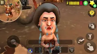 Scary Teacher 3D Stone Age Special Episode Shock Miss T with baby news - Funny Gameplay