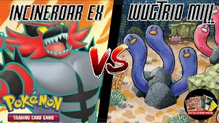 Incineroar ex VS Wugtrio Mill | Pokémon TCG Gameplay