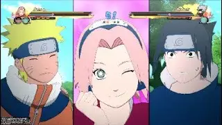 Sakura All Costumes & Secret Techniques | Naruto Storm Legacy