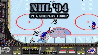 Old Games - NHL '94 (NHL Hockey DOS) / #3 LA Kings League  / PC 1080p