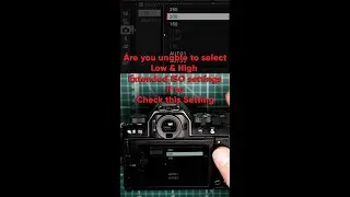 Unable to select extended ISO's on your Fuji camera then check this Setting