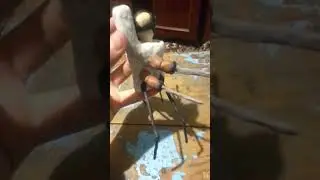 скибиди катана из пластилина